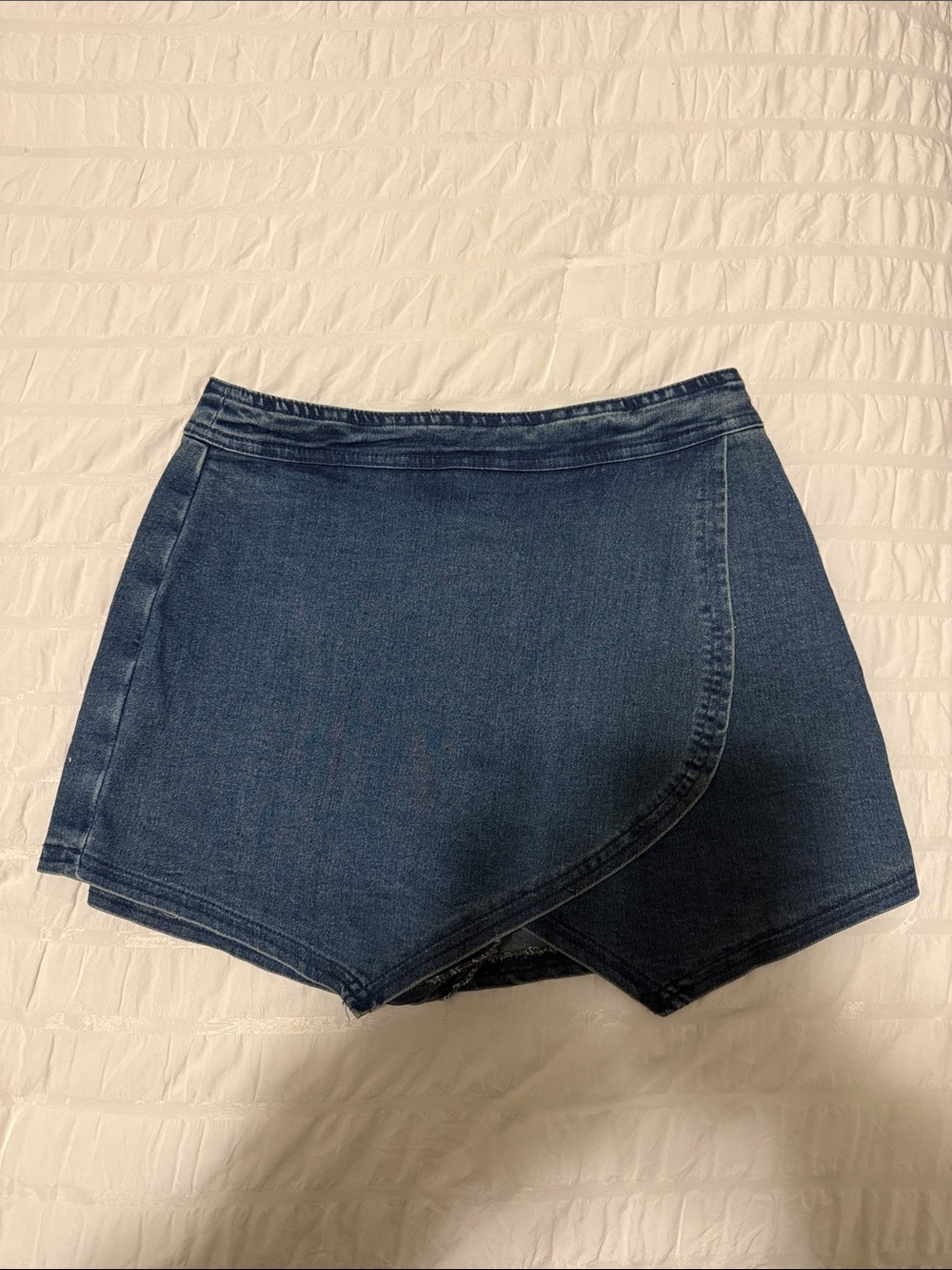 Dark Blue Denim Skort